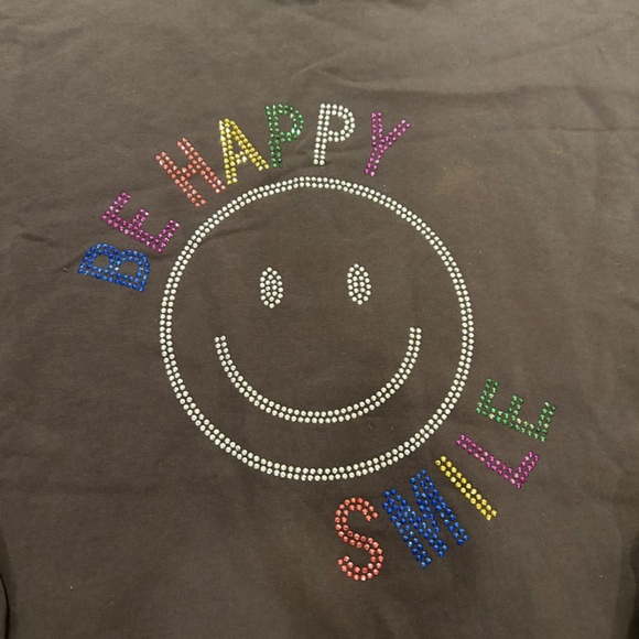 Happy Smile Rhinestone Crewneck - Picture 2 of 6